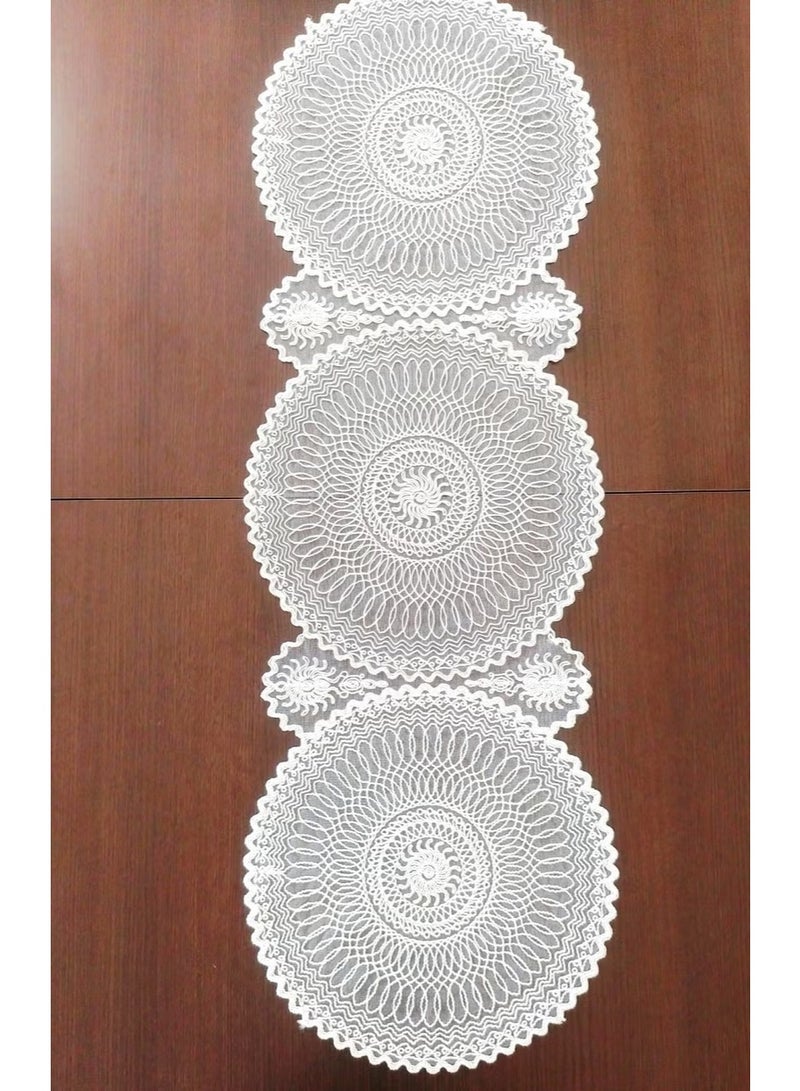 Dilex Runner Tablecloth American Service 37 x 115 cm White - Image 3