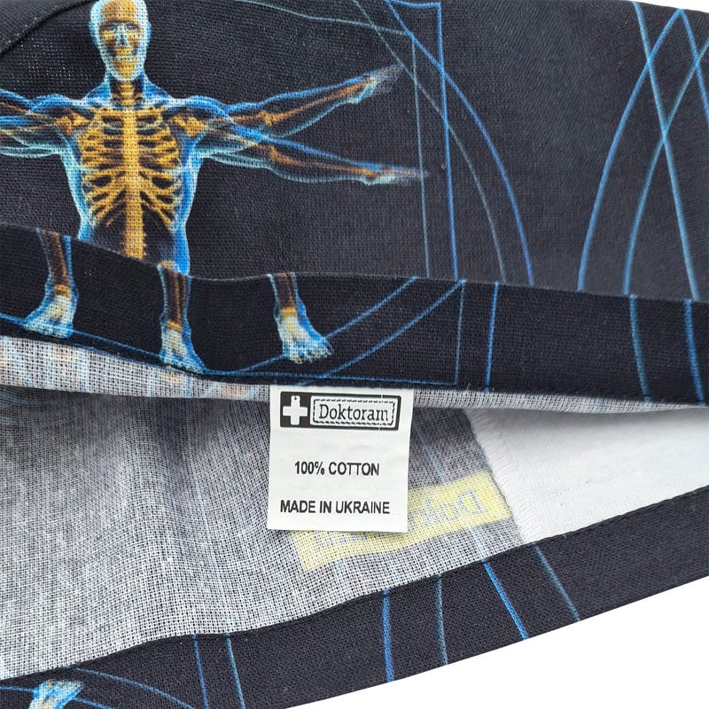DOKTORAM Surgical Scrub Hat - Classic Artwork Design for Artistic Surgeonsâ€¦ - Image 5