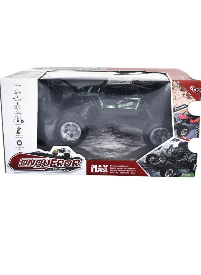Toy Box RC Monster Truck Big Wheel Off-Road Rock Climber Portable Remote Controlled Car Toy For Kids 