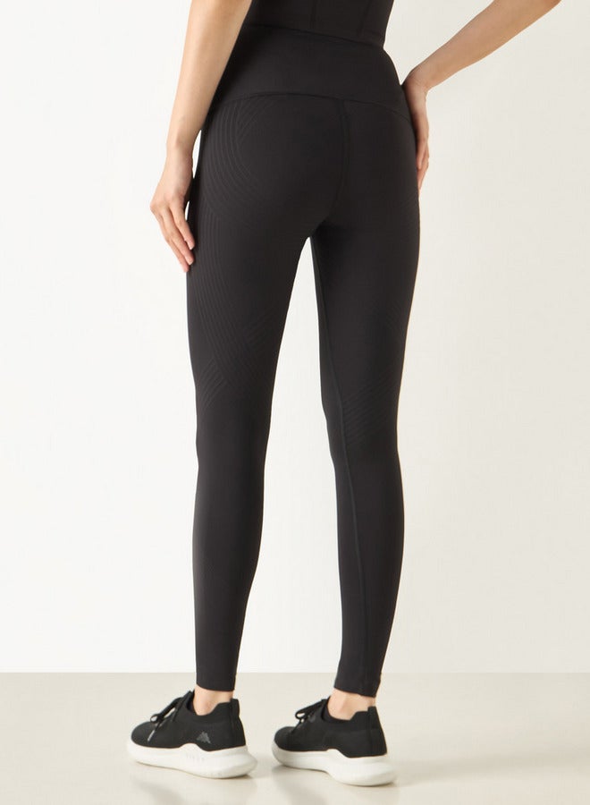 كابا بنطلون ليقنز بخصر مطّاطي وطبعات شعار من كابا - Image 3