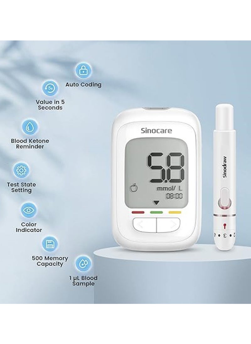 SINOCARE Glucometer Model Safe AQ Pro I  - Image 1