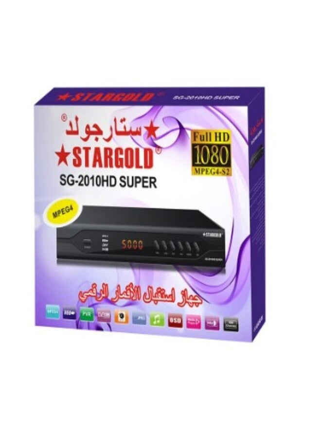 ستارجولد - جهاز استقبال ستالايت اتش دي فل اتش دي 1080 MPEG4-S2 تلفزيون وراديو قابل للبرمجة 8 اختيارات مختلفة للمجموعات المفضلة جهاز استقبال البحث التلقائي عن الشبكة - Image 1