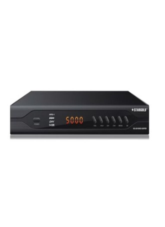 ستارجولد - جهاز استقبال ستالايت اتش دي فل اتش دي 1080 MPEG4-S2 تلفزيون وراديو قابل للبرمجة 8 اختيارات مختلفة للمجموعات المفضلة جهاز استقبال البحث التلقائي عن الشبكة - Image 1