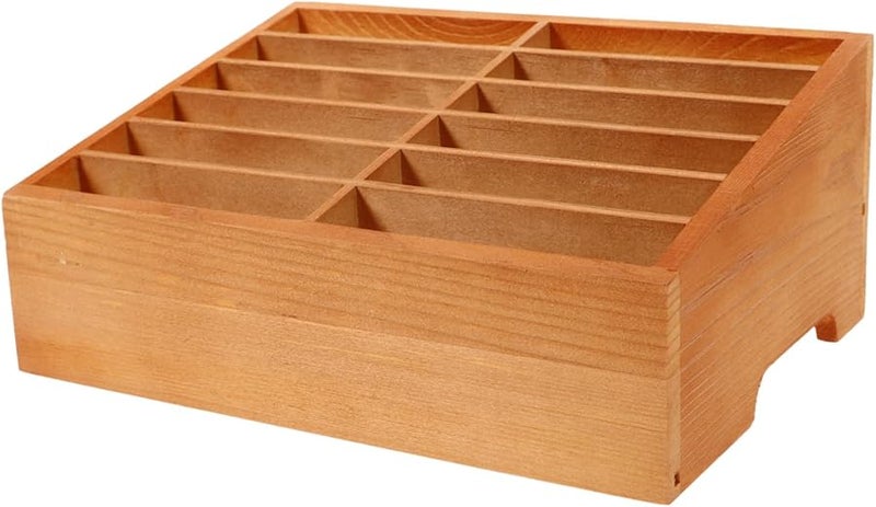 Vintage Color Multi Phone Holder Desktop Storage Box For Office And Home - Image 1