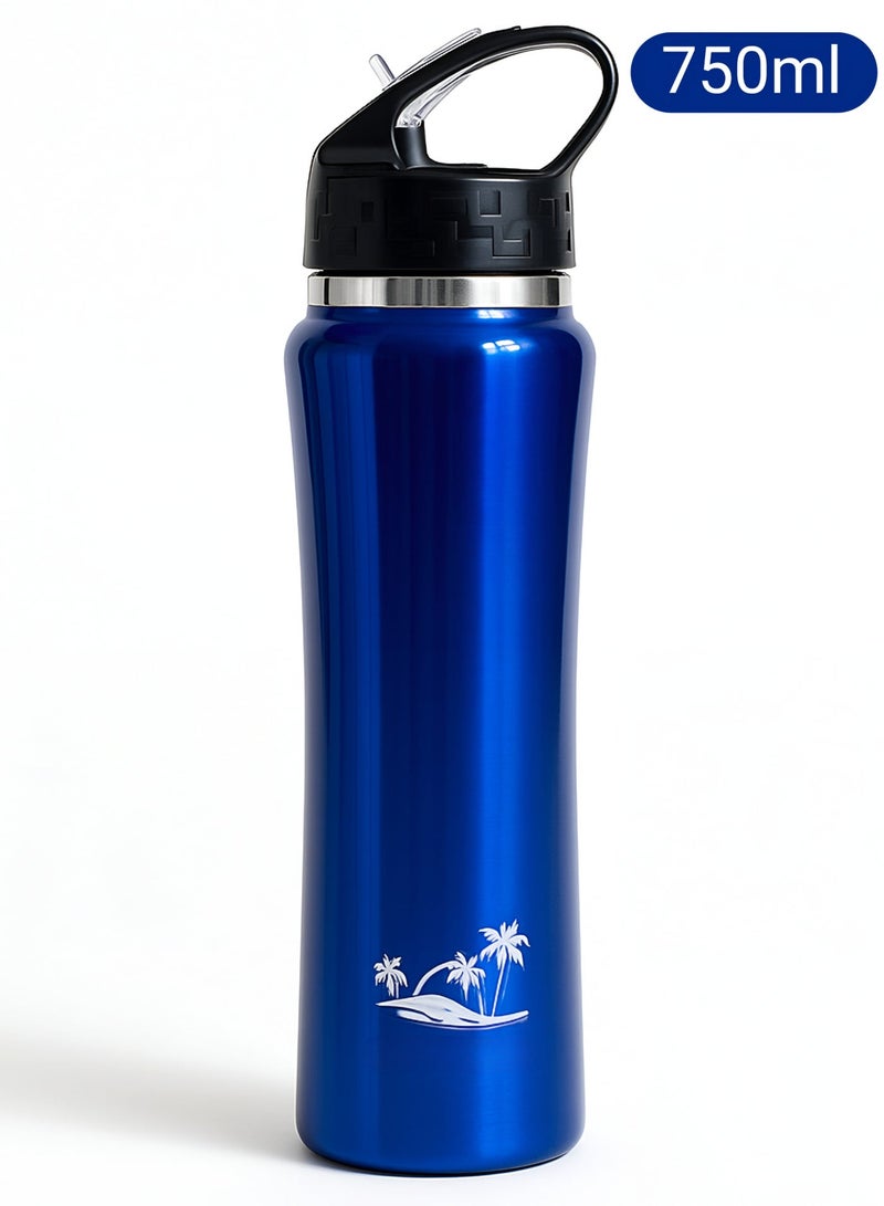 أو جي إس قارورة ماء رياضية ستانلس بتصميم عملي عزل حراري يحافظ على  البرودة 24 ساعة والحرارة 12 ساعة - Image 2