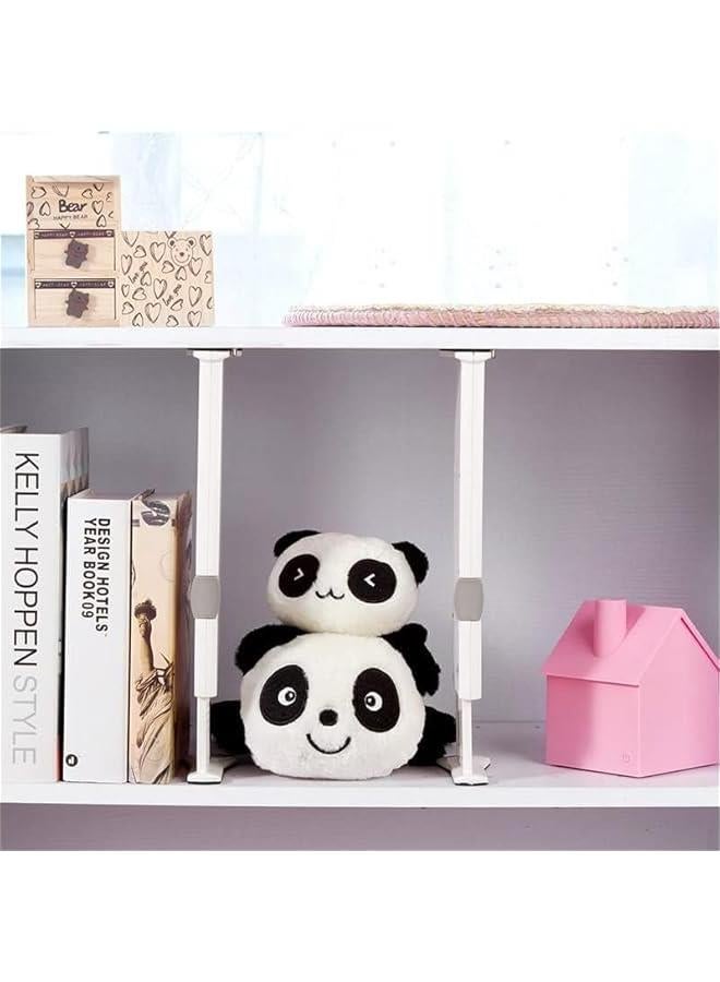 بي دبليو اس جاي فواصل لاستيكية لتقسيم وتظيم الأدراج، فواصل أدراج ذات حواف إسفجية مضادة للخدش وطول قال للتعديل، لأدراج المطخ والملاس وخزاة الملاس والمطخ وغرفة الوم والمكت والحمام م الميكاكوز، 4 قطع - Image 4