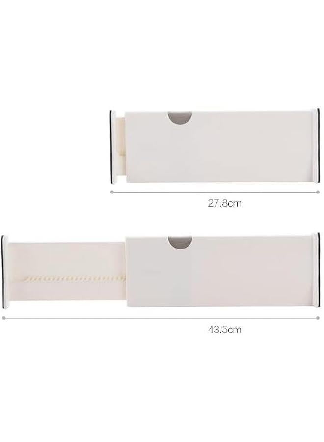 بي دبليو اس جاي فواصل لاستيكية لتقسيم وتظيم الأدراج، فواصل أدراج ذات حواف إسفجية مضادة للخدش وطول قال للتعديل، لأدراج المطخ والملاس وخزاة الملاس والمطخ وغرفة الوم والمكت والحمام م الميكاكوز، 4 قطع - Image 5