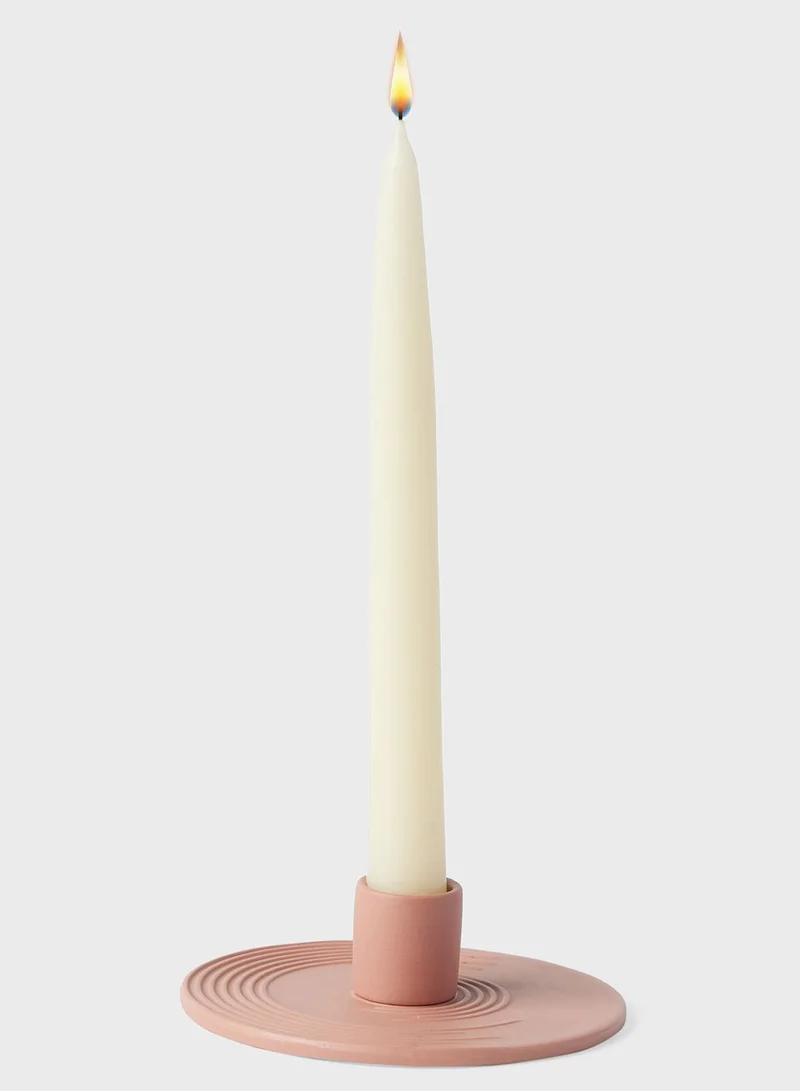 Prickly Pear Athena' Terracotta Candlestick Holder