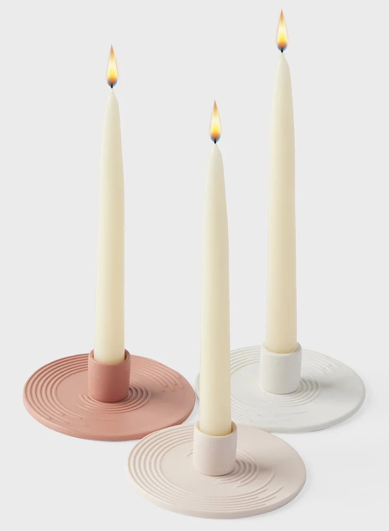 Prickly Pear Athena' Terracotta Candlestick Holder