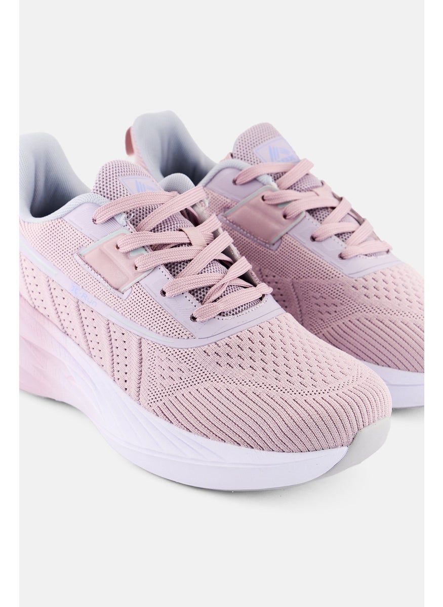RBX Women Textile Upper Lace Up Outdoor Shoes, Pink  - Image 3