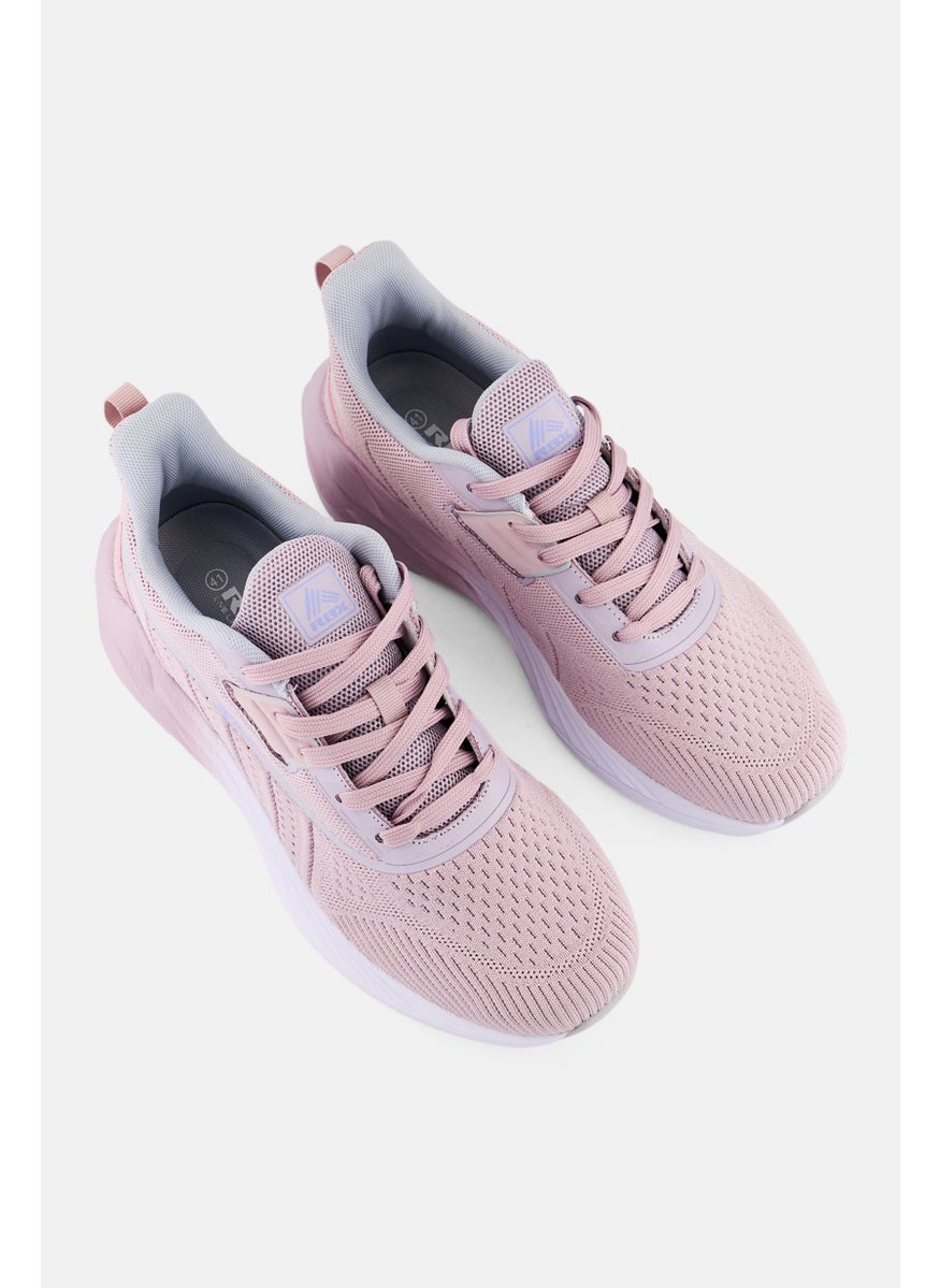 RBX Women Textile Upper Lace Up Outdoor Shoes, Pink  - Image 4