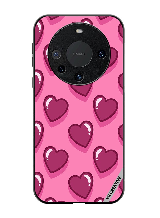 VR CREATIVE Protective Case Cover For Huawei Mate 60 Lovely Hearts Design Multicolour - Image 1