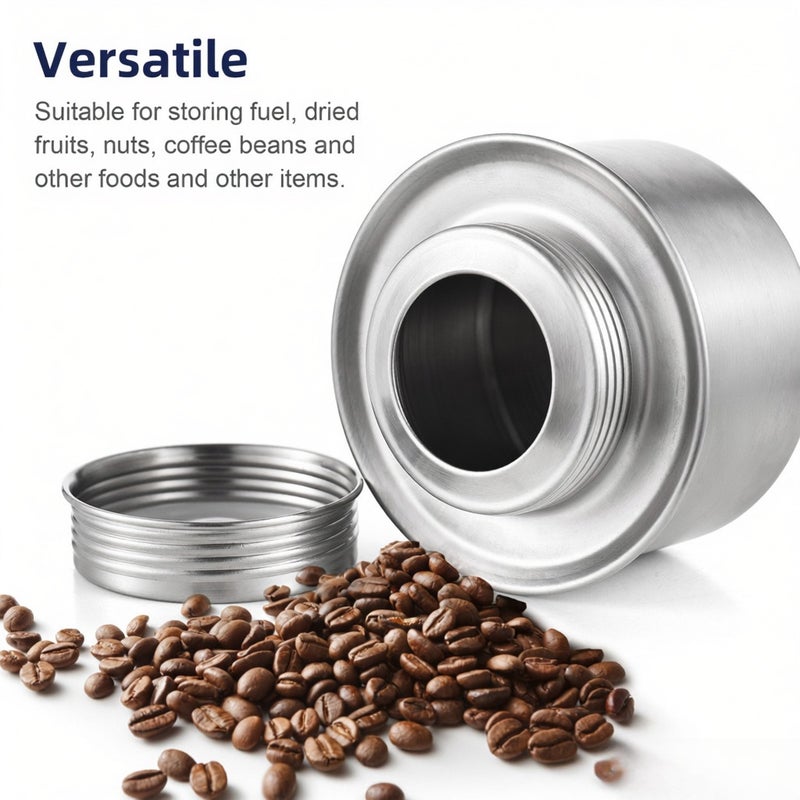 Fuel Can Coffee Storage Airtight Canister with One-way 200ml Pressure Relief Valve Canisters for Flour and Sugar StoringDried Fruits Nuts Beans Outdoor Camping Parties BBQs - Image 4