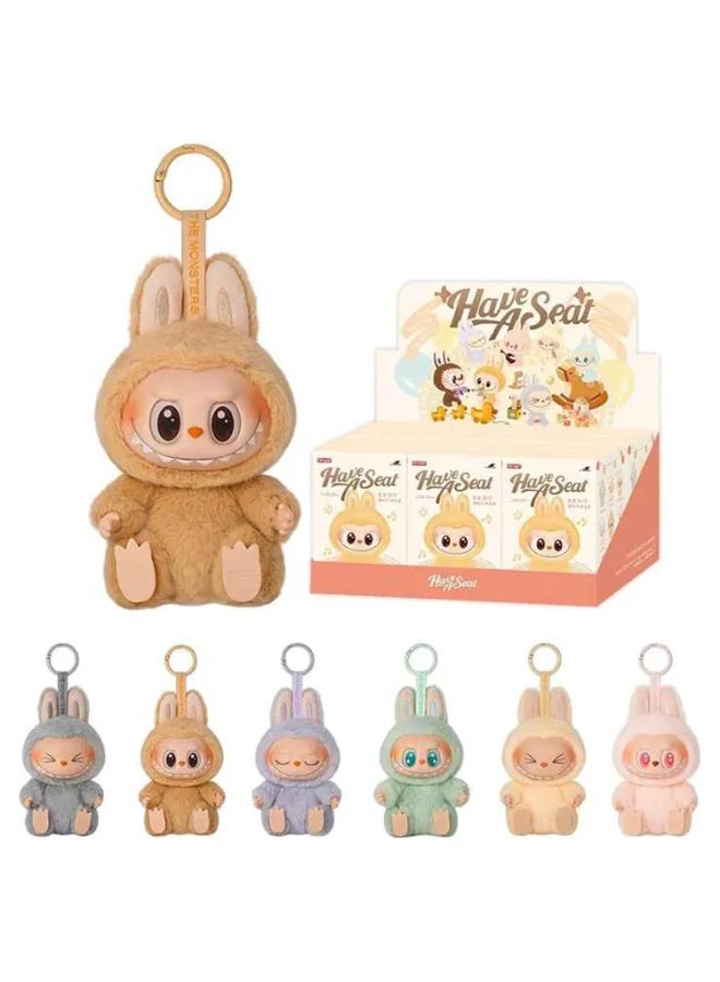 LABUBU Labubu Plush Toy Collection, Monster Dolls with Hanging Loop, Assorted Pastel Colors Blind Box, Big Into Energy Version 2 Series, 1PCS Random Color  - Image 2