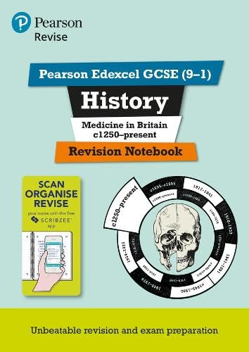 Pearson Revise Edexcel Gcse 91 History Medicine In Britain Revision Notebook 