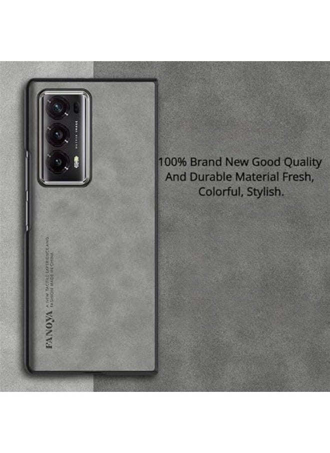 General Compatible with Honor Magic V2 Case Luxury Leather Matte Shockproof Phone Cover for Honor Magic V2 Funda Folding Setting Bumper Coque  - Image 3