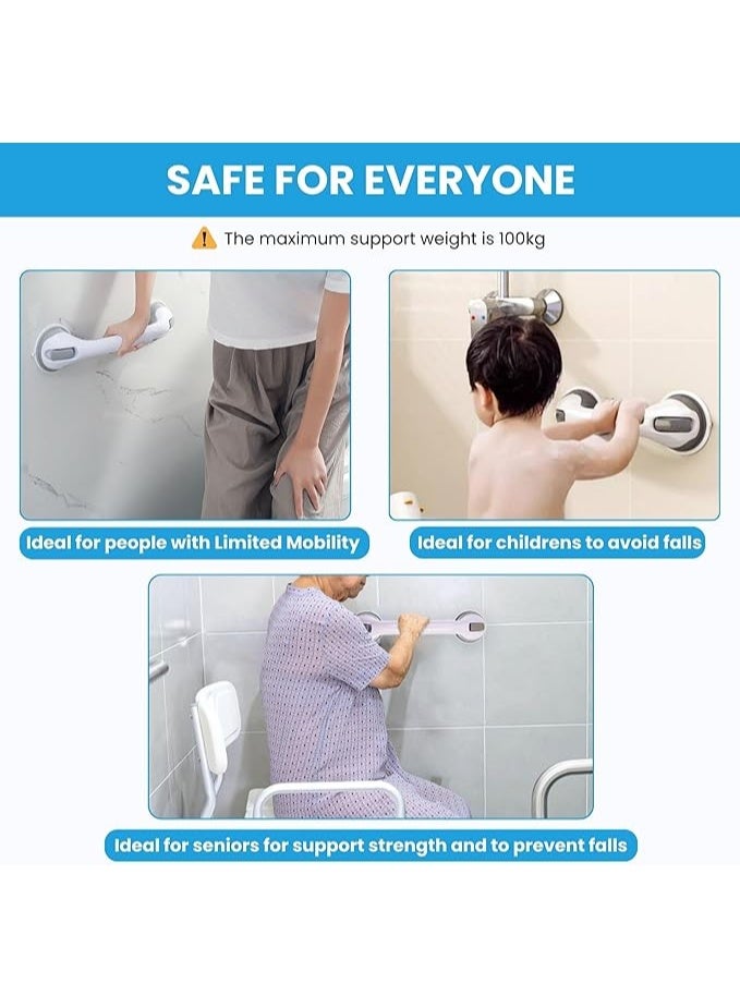 Haltegriff fürs Badezimmer. Sicherheitsgriff Badewanne, mit Rutschfestem Saugnapf. Sicherheitshaltegriff für Senioren, Menschen mit Behinderung, Kinder, usw. Maximales Gewicht 100 kg. (42x10cm) - Image 4