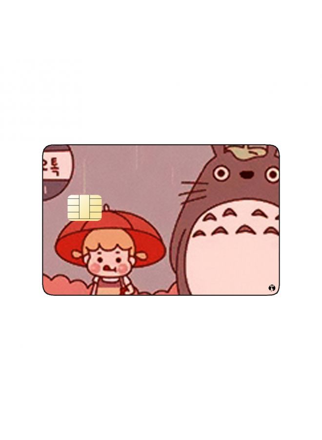 RKN PRINTED BANK CARD STICKER My Neighbor Totoro Anime - Image 2