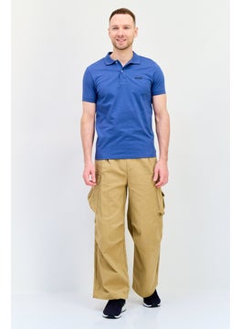 RBX Men Sportswear Fit Short Sleeve Outdoor Polo Shirt, Blue  - Image 4