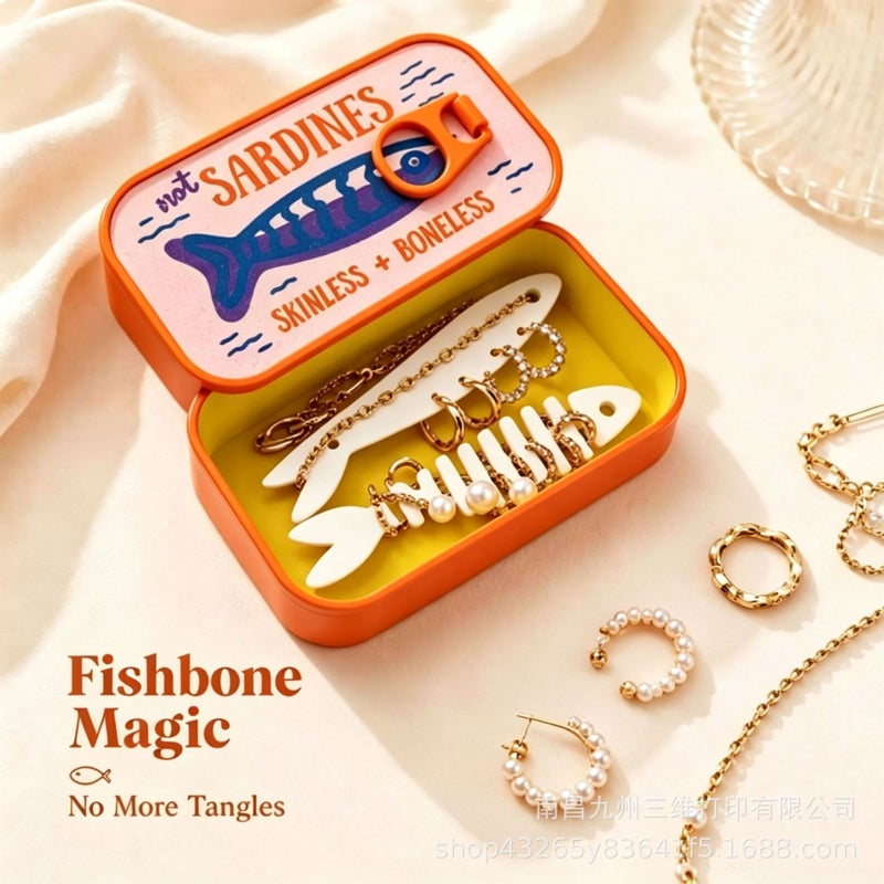 3D Printed Sardine Tin Jewelry Box - Image 3
