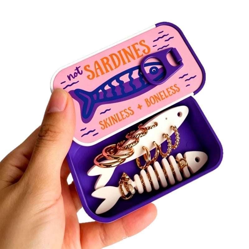 3D Printed Sardine Tin Jewelry Box - Image 5