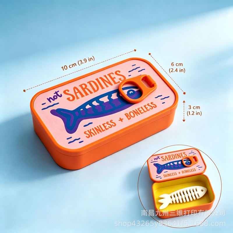 3D Printed Sardine Tin Jewelry Box - Image 2