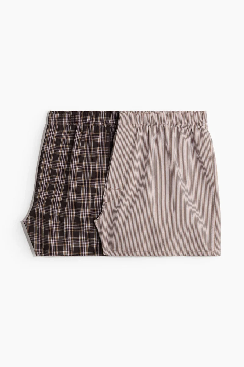 H&M  2-pack woven boxer shorts for Men | Best Price UAE