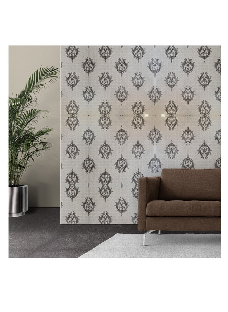 MAF Wallpaper MAF Wallpaper BR7177 Classic Vintage Design Wallpaper, Non-Woven Wallpaper for living room, bedroom, Hotels, Restaurants, Spa Room..& more - Grey  - Image 2