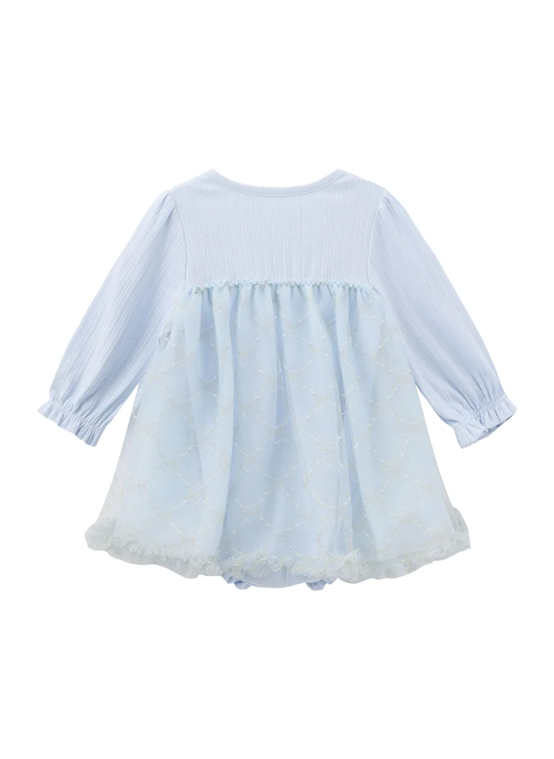 Balabala sky blue Baby Girls Knitted one-piece dress for Women | Best Price UAE