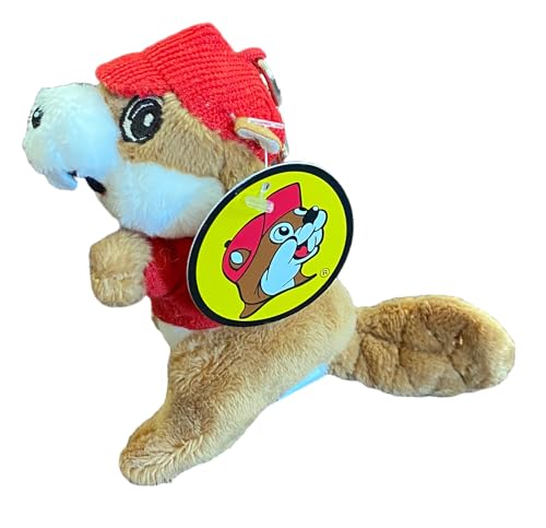 Buc-ee's Beavers 4" Mini Stuffed Plush Keychain Keyring Backpack Clip - Image 3