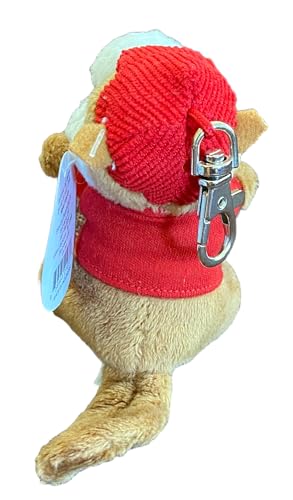 Buc-ee's Beavers 4" Mini Stuffed Plush Keychain Keyring Backpack Clip - Image 4