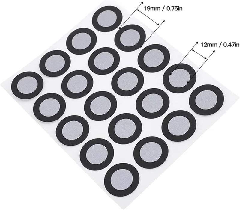 Scanner Portable, 10pcs Scan Markers, 3D Tracking Points, 12mm Inner Diameter, 19mm Outer, Reflectivity Reference Point for Teachers,Classroom - Image 3