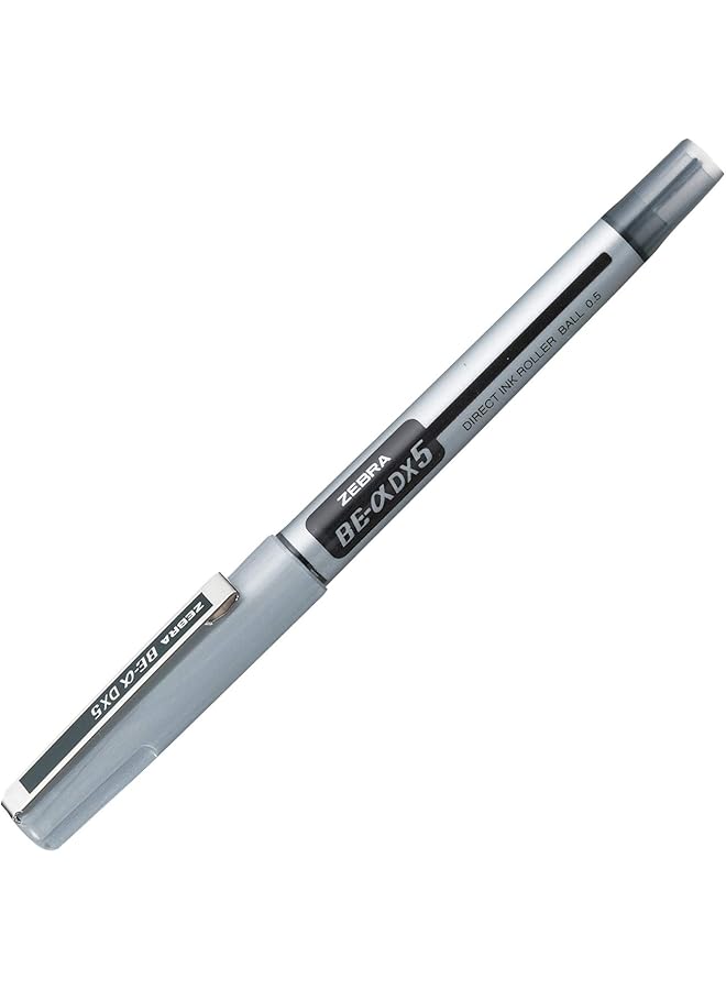 ZEBRA Be Dx5 Liquid Ink 0.5 Mm Roller Ball Pen Black - Image 1