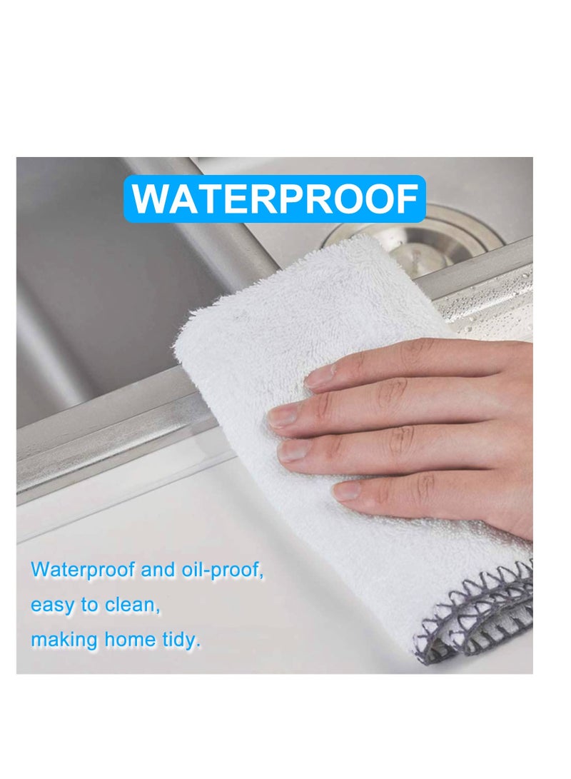 SYOSI 2 Rolls Sealing Tape Caulk Tape 20 ft, Bathtub Caulk Strip 38mm, Waterproof Silicone Sealant for Bathroom, Baths & Showers Sealing Strip (printing) - Image 5