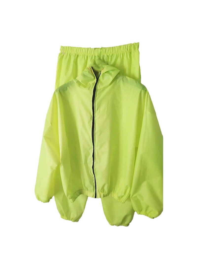 Generic Waterproof Motorcycle Rain Suit-Full Body Coverage-Waterproof Jacket with Hood and pants-Unisex Motorcycle Suit  - Image 2