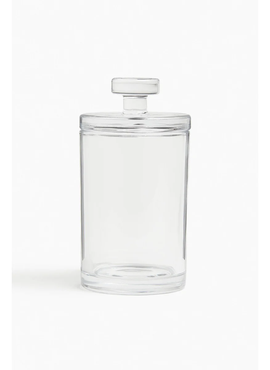 اتش اند ام Slim Glass Jar With A Lid