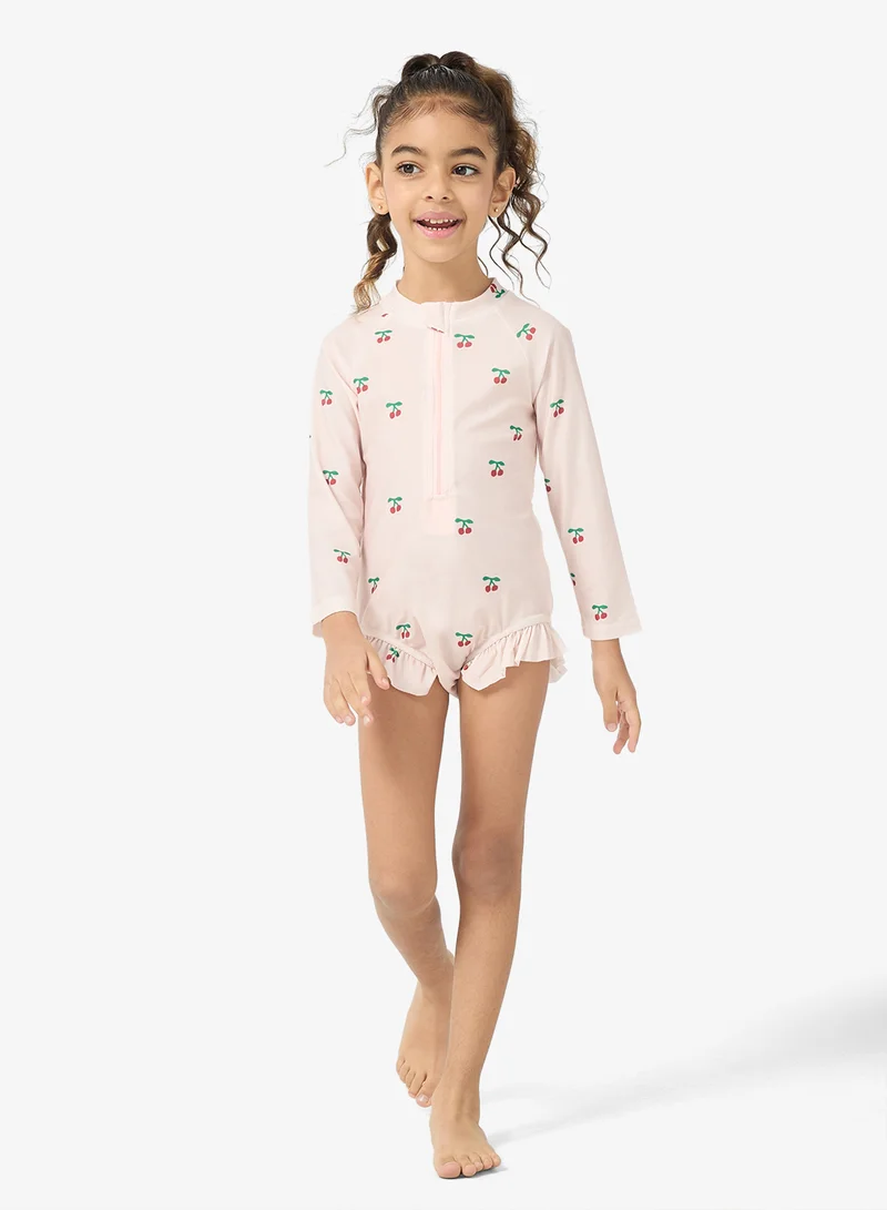 Pinata  Cherry Print Frill Leg Swimsuit for Women | Best Price UAE