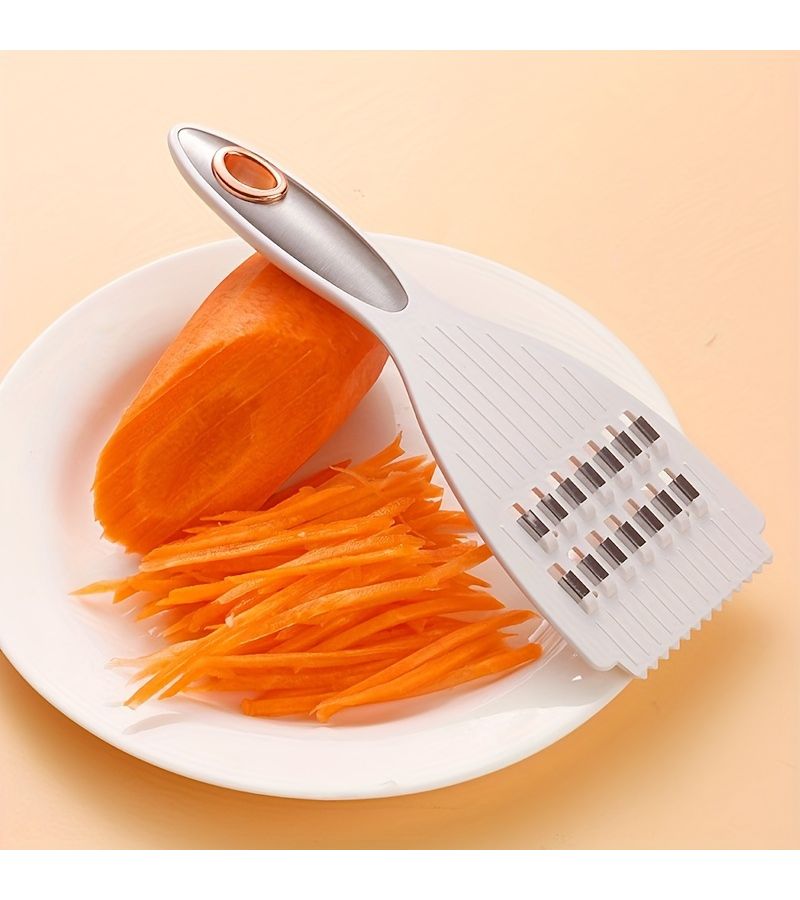1 Pc Grater Household Vegetable Slicer Carrot And Potato Julienne Shredder Kitchen Gadget - Image 1