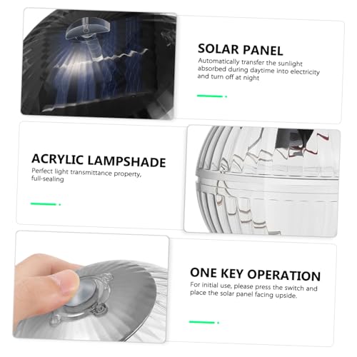 Uonlytech Solar Powered Water, Colorful Changing Solar Pool Light Pond Floating Ball Light Globe Night Light for Gargen Swimming Pool - Image 2