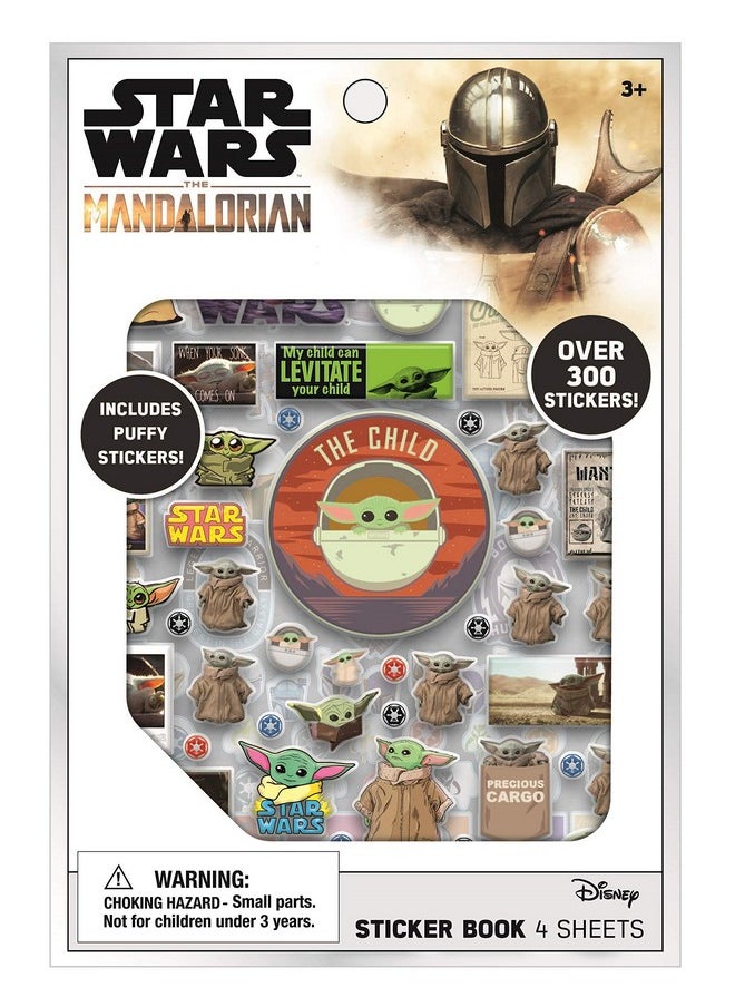 Innovative Designs - Baby Yoda Star Wars The Mandalorian Sticker Book Pack Over 300 Stickers - Image 1