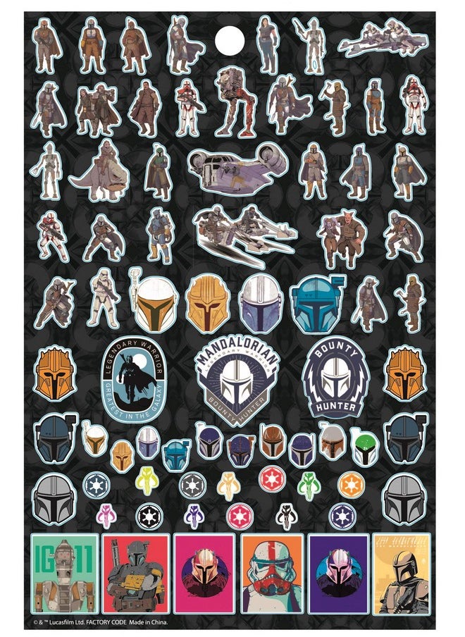 Innovative Designs - Baby Yoda Star Wars The Mandalorian Sticker Book Pack Over 300 Stickers - Image 1