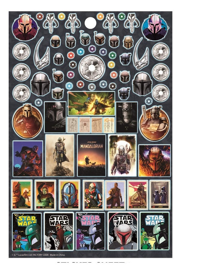 Innovative Designs - Baby Yoda Star Wars The Mandalorian Sticker Book Pack Over 300 Stickers - Image 1