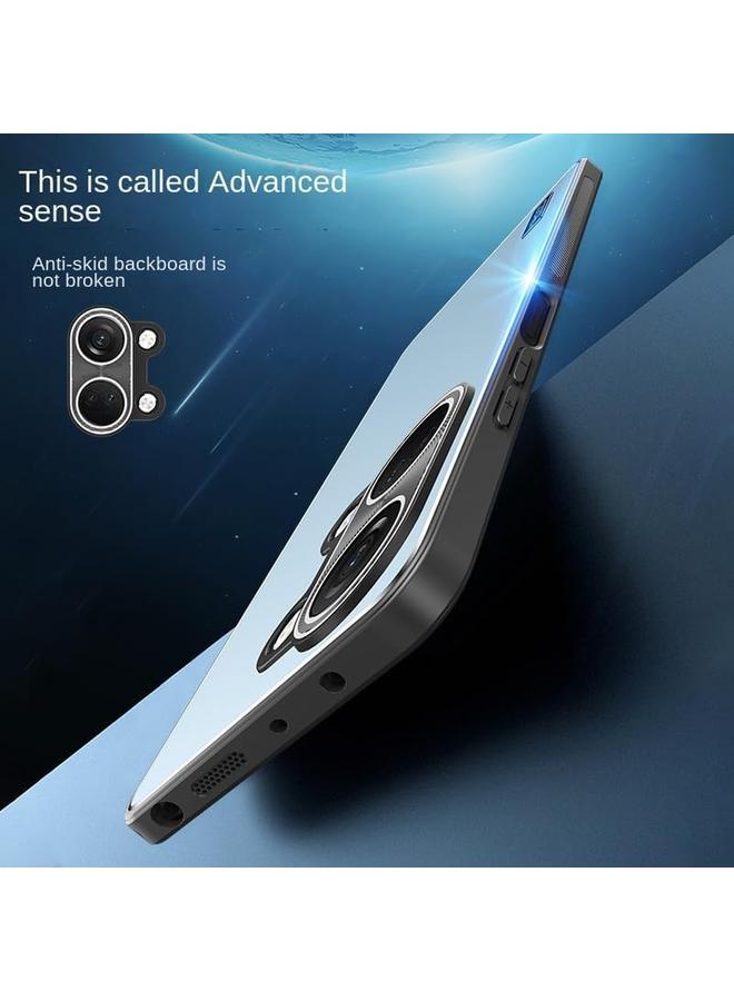 erorex Case Compatible With Oneplus Nord 3 5G Metal Matte Case Lens Protection Cover Raised Edge Shockproof Light And Thin Design Phone Case Cover Slim Fit Black - Image 2