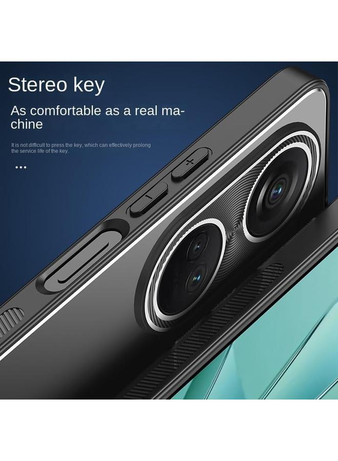 erorex Case Compatible With Oneplus Nord 3 5G Metal Matte Case Lens Protection Cover Raised Edge Shockproof Light And Thin Design Phone Case Cover Slim Fit Black - Image 4