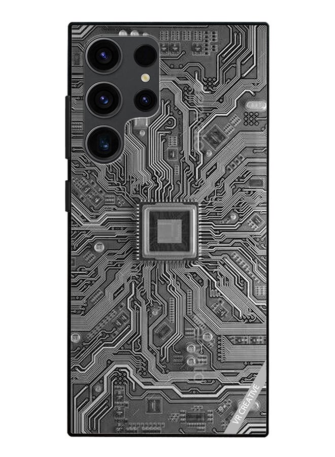 VR CREATIVE Protective Case Cover For Samsung Galaxy S24 Ultra Layer Design Multicolour - Image 1