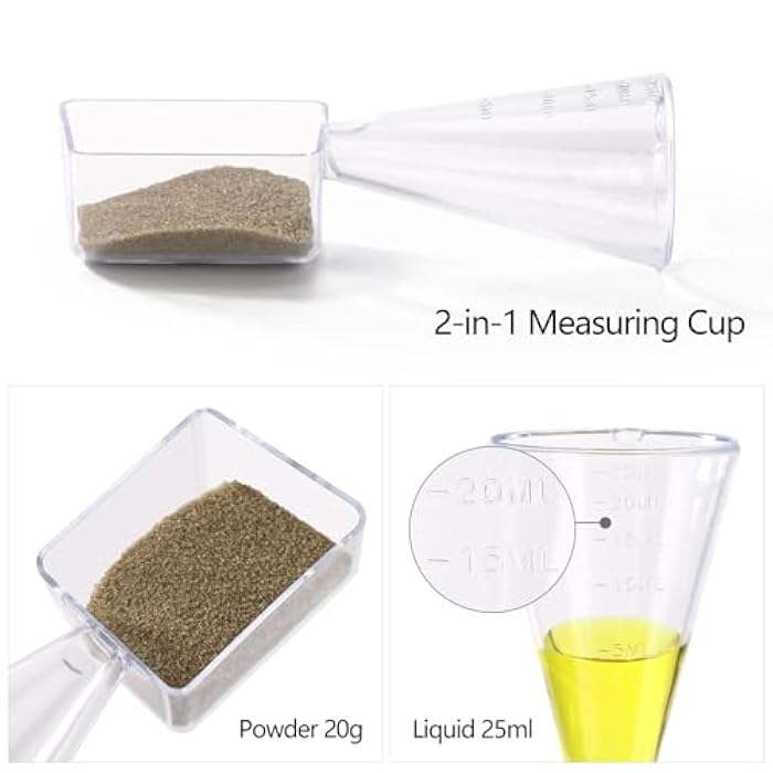 Tecbeauty Face Mask Mixing Bowl Set, 10 Pcs DIY Facemask Mixing Tool Kit with Silicone Facial Mask Bowl Brushes Stick Spatula Measuring Cup (White) - Image 5