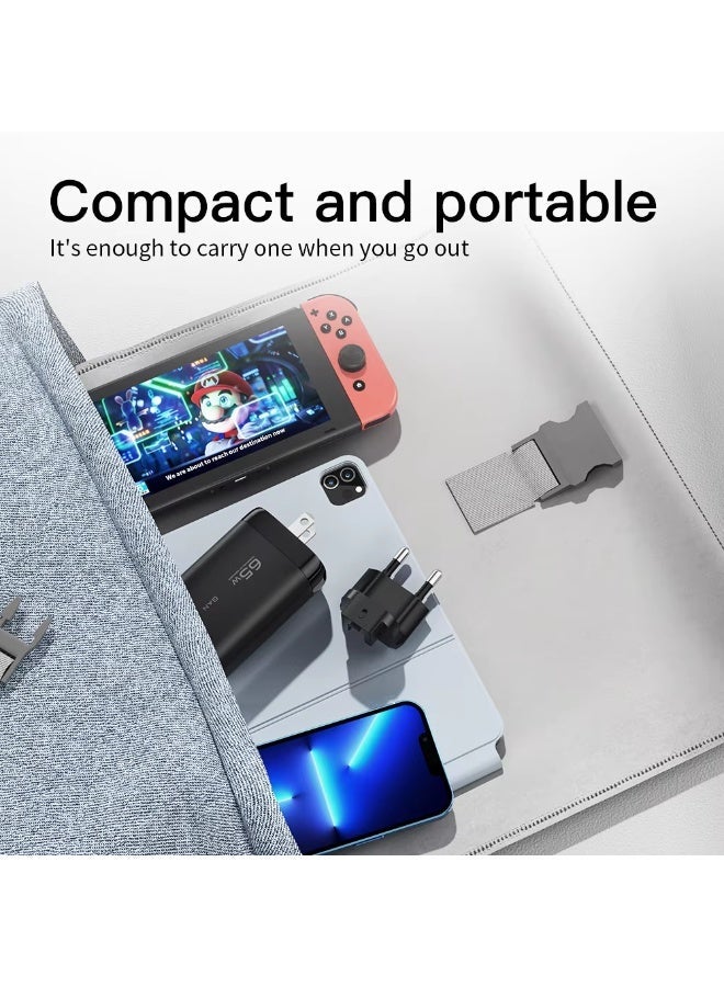 Essager UK 65W GaN USB Type C Charger For Laptop PPS 45W 25W Fast Charge For Samsung QC3.0 PD3.0 For iPhone14 13 Pro Phone Chagers - Image 4