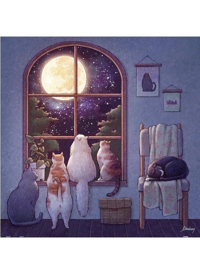 Pintoo Jigsaw Puzzles 900 Piece For Adults - Limduey - Viewing The Moon Beautiful Plastic Puzzle For Home Decor Zero Dust Easy Storage [H3453] - Image 1