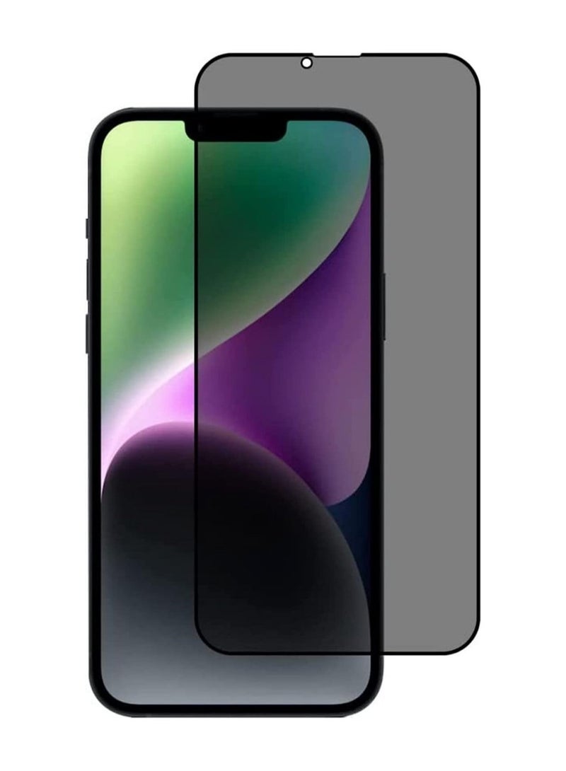 ELTRAZONE iPhone 14 Plus Privacy Screen Protector Anti-Spy Tempered Glass Film 9H Hardness Scratch Resistant Bubble Free Anti Spy Tempered Glass Screen Protector - Image 1