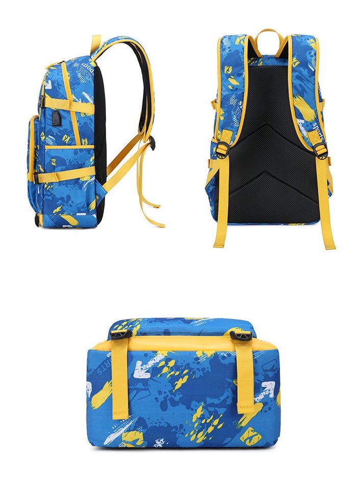 Generic - Naruto Joint Junior High School Student Backpack Primary School Student Large Capacity School Bag Pencil Case Set 41*14*28cm - Image 1